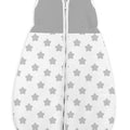 Baby sleeping bag short sleeve 6-18 months 86cm Grey/big grey star