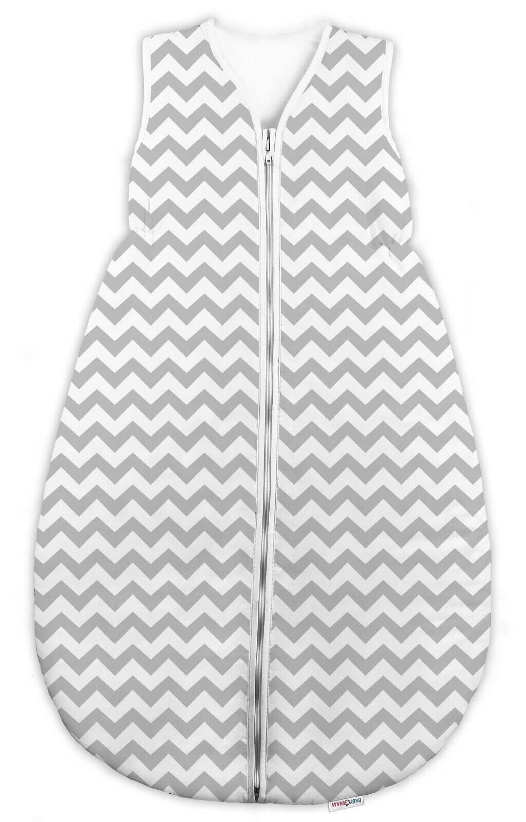 Baby sleeping bag short sleeve 6-18 months 86cm Zig Zag