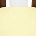Terry Towelling Fitted Sheet 120x60 Nursery Baby Cot/ Cotbed/ Frotte Cream