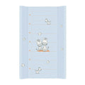 Baby changing mat padded hard base 70x50cm fit to Cot 120x60cm #25 Zebra Blue