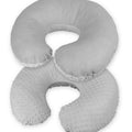 Baby Feeding Pregnancy Pillow Cover Newborn Nursing Dimple Grey