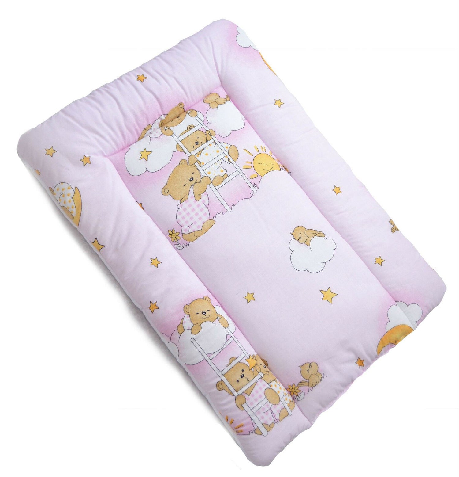 Baby 100% cotton changing mat child toddler Ladder pink