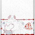 Baby Fitted Toddler Bed Sheet Printed 100% Cotton Mattress 160X80cm Zoo Red
