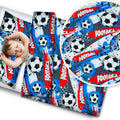 Bedding Set 4Pc Fit Kids Junior Bed 150X120 Football