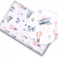 Fitted Sheet 120x60cm 100% Cotton for Baby cot Dreamy flight