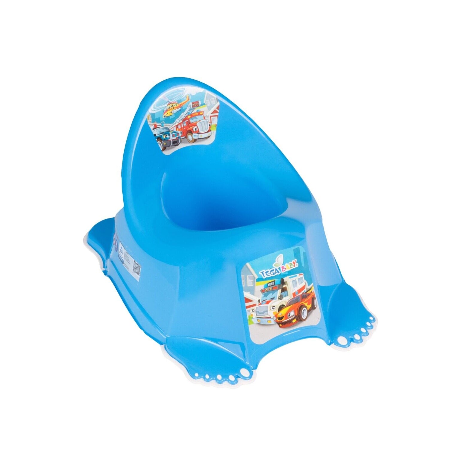 Baby Toddler Toilet Potty with Melodies kids training TEGA Cars Blue