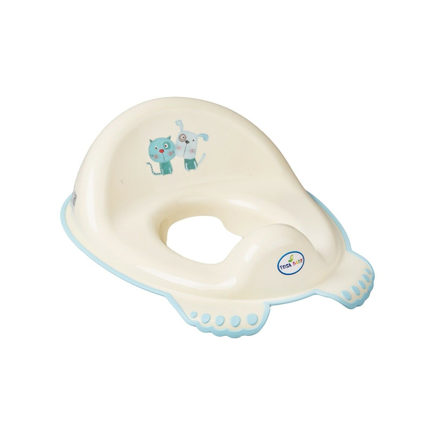 Toilet Training Seat Potty Toddler Boy Girl Trainer Safe Anti-Slip Dog & Cat Yellow
