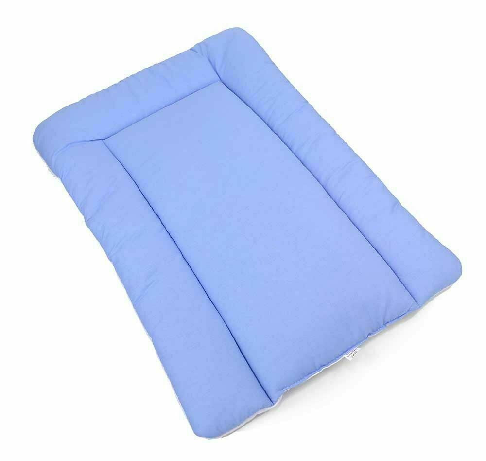 Baby 100% cotton changing mat child toddler Blue