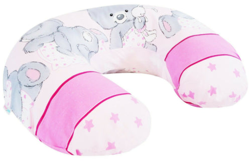 Cover For Feeding Pillow Baby Nursing Breastfeeding Cuddle Bears Pink