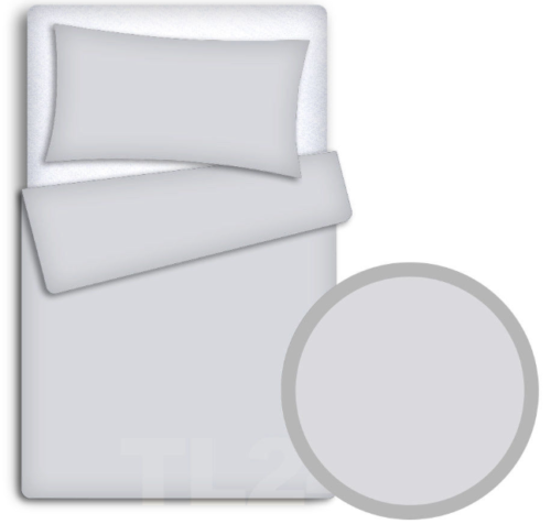 Bedding Set 4Pc Fit Kids Junior Bed 150X120 Grey