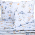 Baby Bedding Set 2pc fit Cot Cotton 100% 120x90cm Walk in the clouds