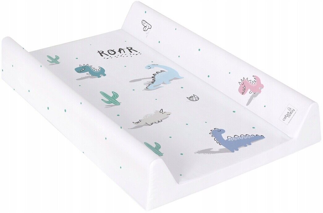 Baby Changing mat Hard Base Nursery Padded 70x50cm Fit Cot Andy DINO