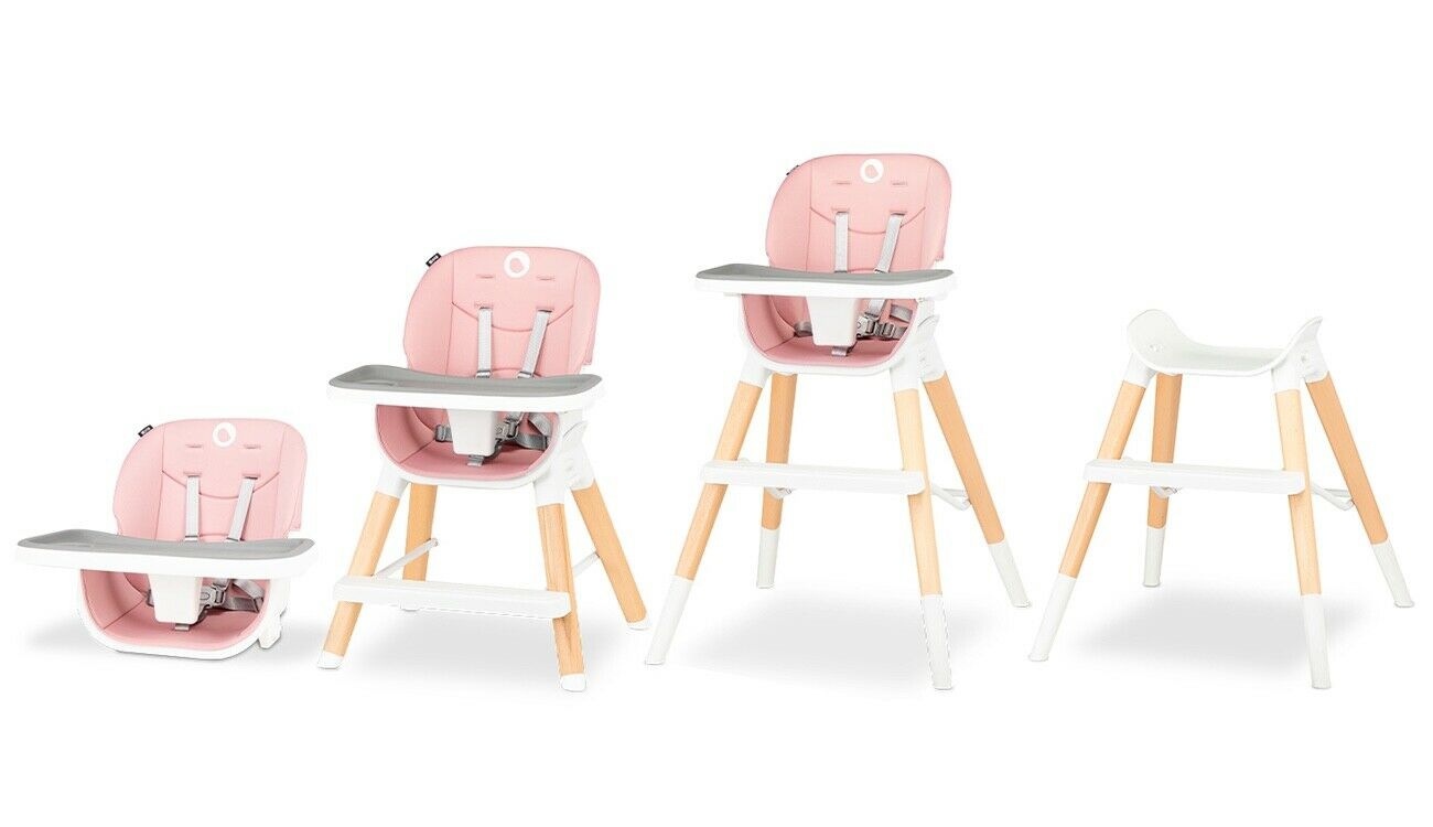 Baby High Feeding Chair Lionelo Mona 4 In 1 Soft And Easy-To-Clean
