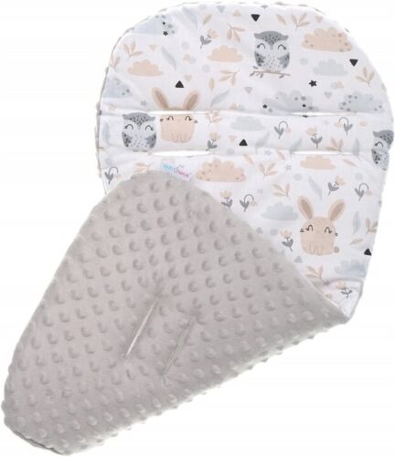 Baby Liner Stroller Buggy Pad Universal Dimple Insert 71x35cm GREY/Forest friends