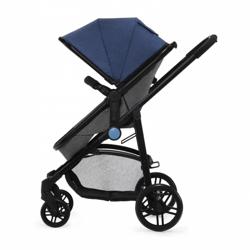 Pram 3 in 1 Set JULI DENIM Kinderkraft Pushchair with Infant Car Seat