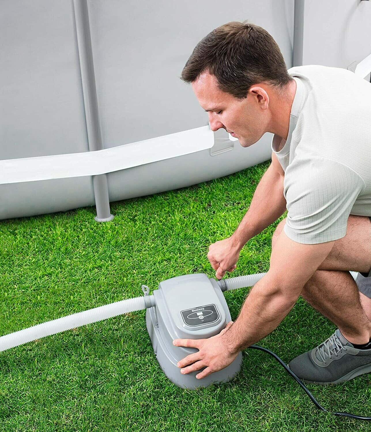 Electric Swimming Pool Heater Up to 15FT 2.8KW Bestway For Above Ground BW58259