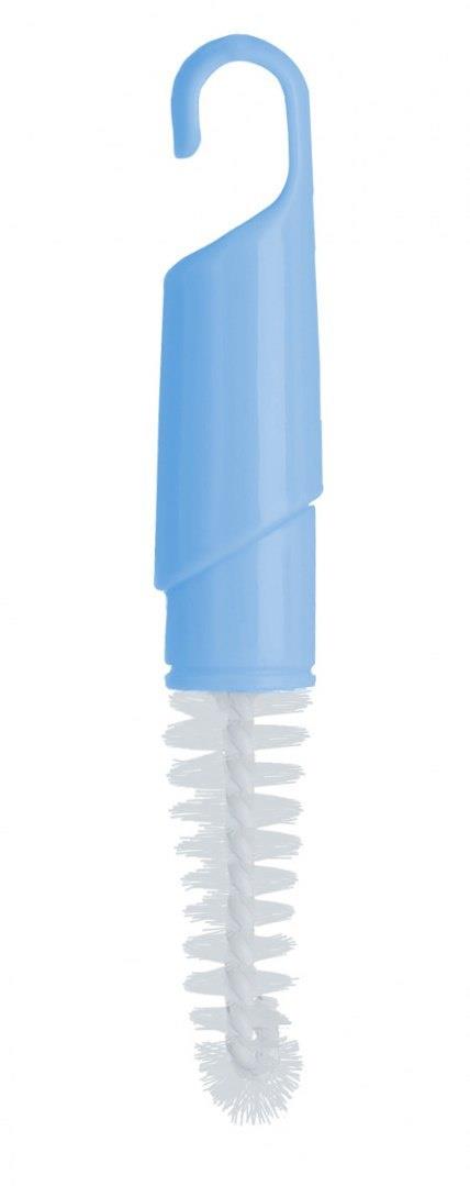 Bottle Brush 2 In 1 Babyono Baby Feeding Bottle Teat Spout Nozzle Cleaner Blue