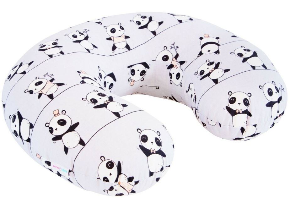 Baby feeding pillow + removable cover cotton newborn maternity Little Panda
