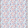 100% cotton fitted sheet printed design for baby crib 90x40cm Marine