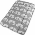 Baby 100% cotton changing mat child toddler Fox grey