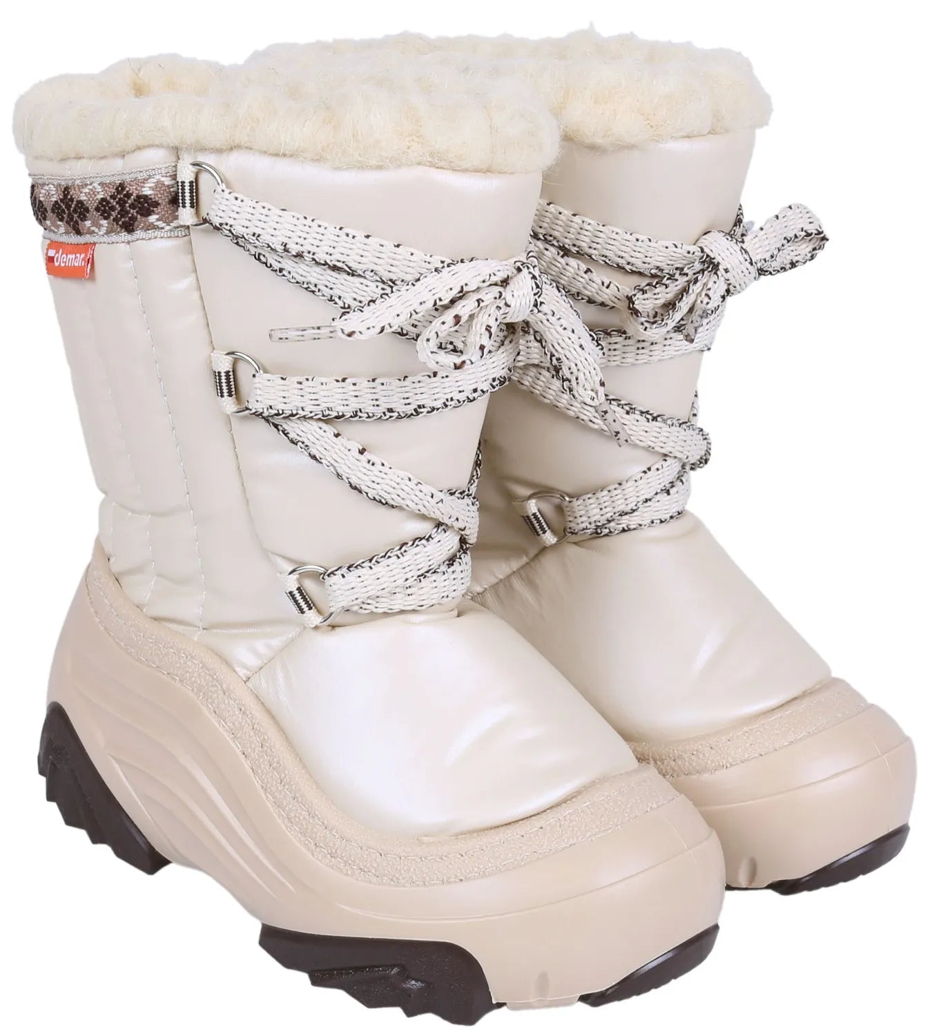 Kids white snow 2024 boots