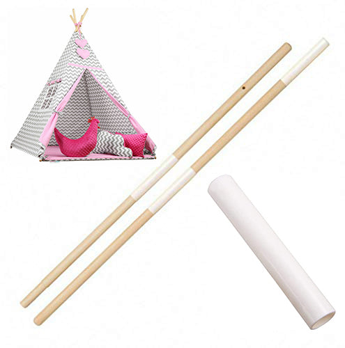 Plastic Connector for Wood Pole Canvas Kids Teepee Play Tent