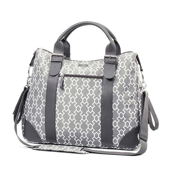 Baby Nappy Multi-Functional Diaper Bag With Changing Mat Babyono Iconic Grey