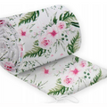 Baby Badded Bumper 180cm fit Cot 100% Cotton Garden Flowers