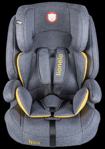 Child Car Seat Toddler Support Kids Baby Safety Booster 9-36Kg Nico Lionelo Yellow