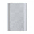 Baby changing mat padded hard base 70x50cm fit to Cot 120x60cm #3 Caro Grey