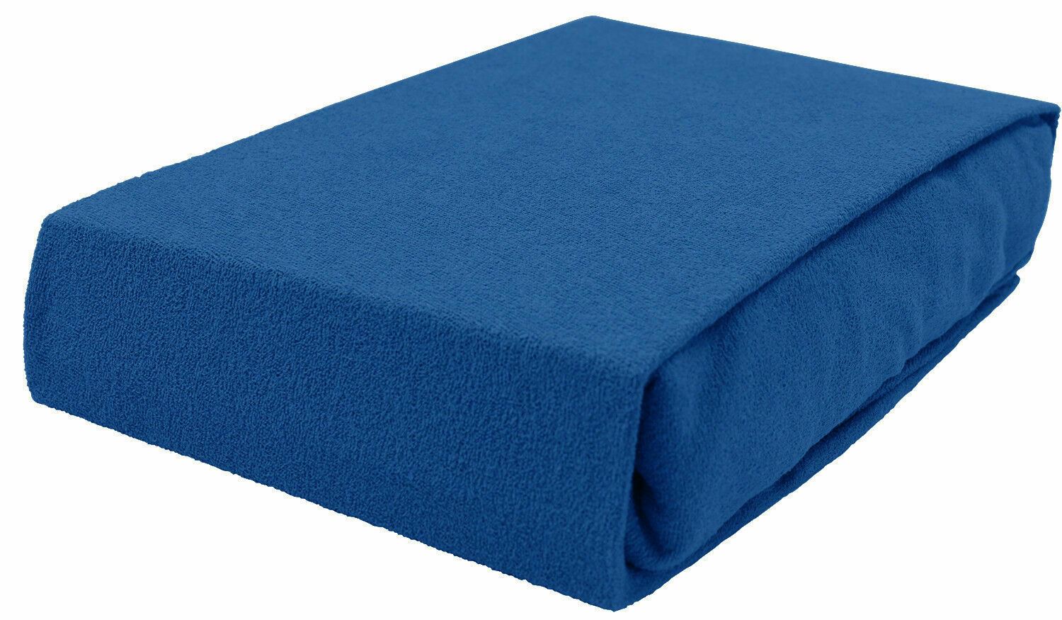 Terry Towelling Fitted Sheet 90X40cm Nursery Baby Crib/Cradle/ Soft/ Frotte Dark Blue
