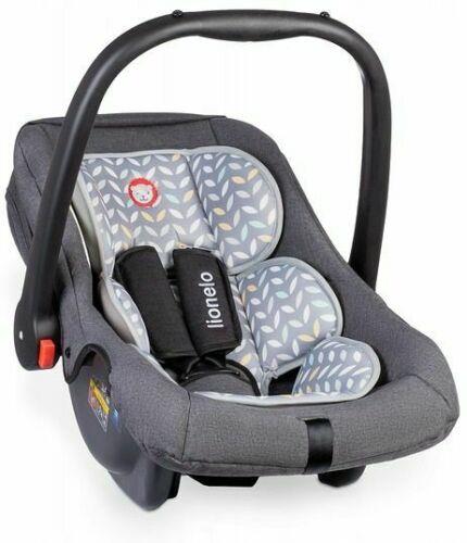 Baby car seat/carrier LIONELO NOA PLUS grey scandi kids child 0-13kg