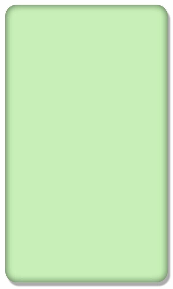 Baby Fitted Sheet Junior Bed 100% Cotton 160x70cm Green