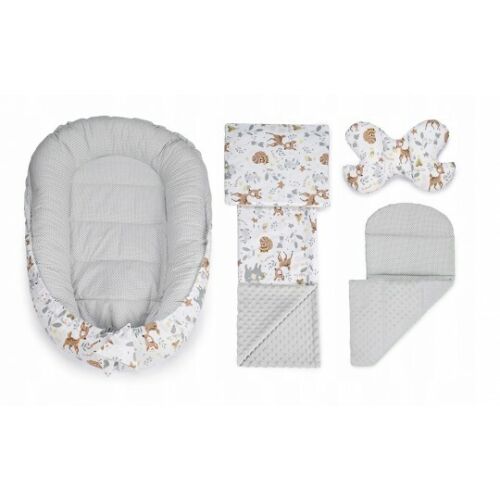 Baby Soft Cocoon Double-sided 6pc DEER AND FRIENDS