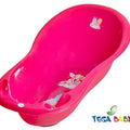 Baby Bath Tub with thermometer 102cm Tega Baby Princess Pink