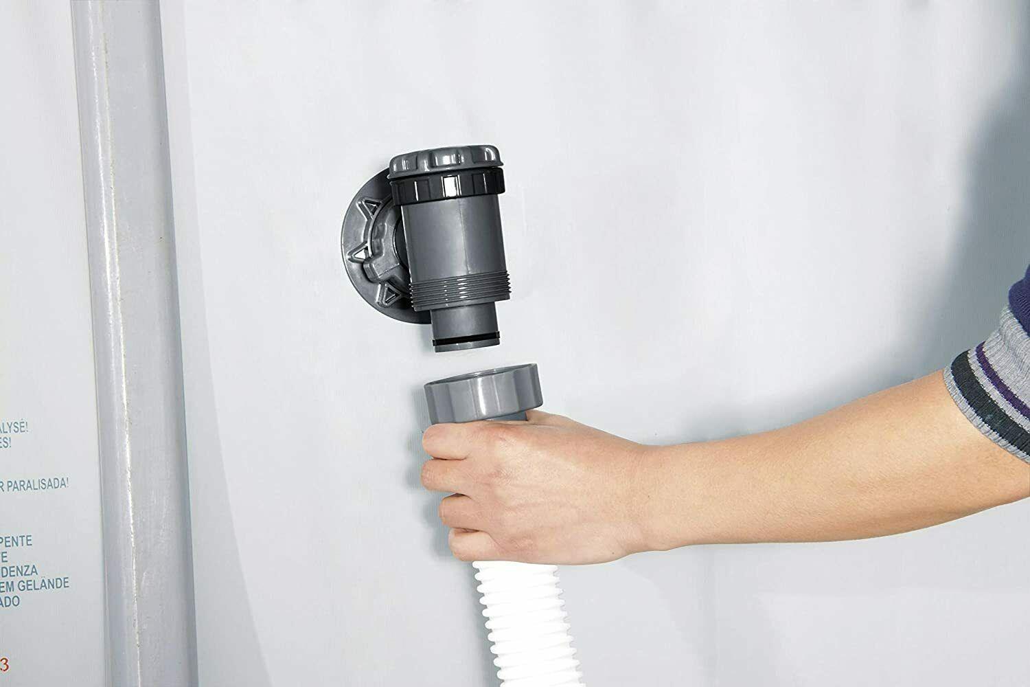 Hose Swimming Pool Bestway Bw58368 1.5 Inch Diameter  3 M - White 38Mm