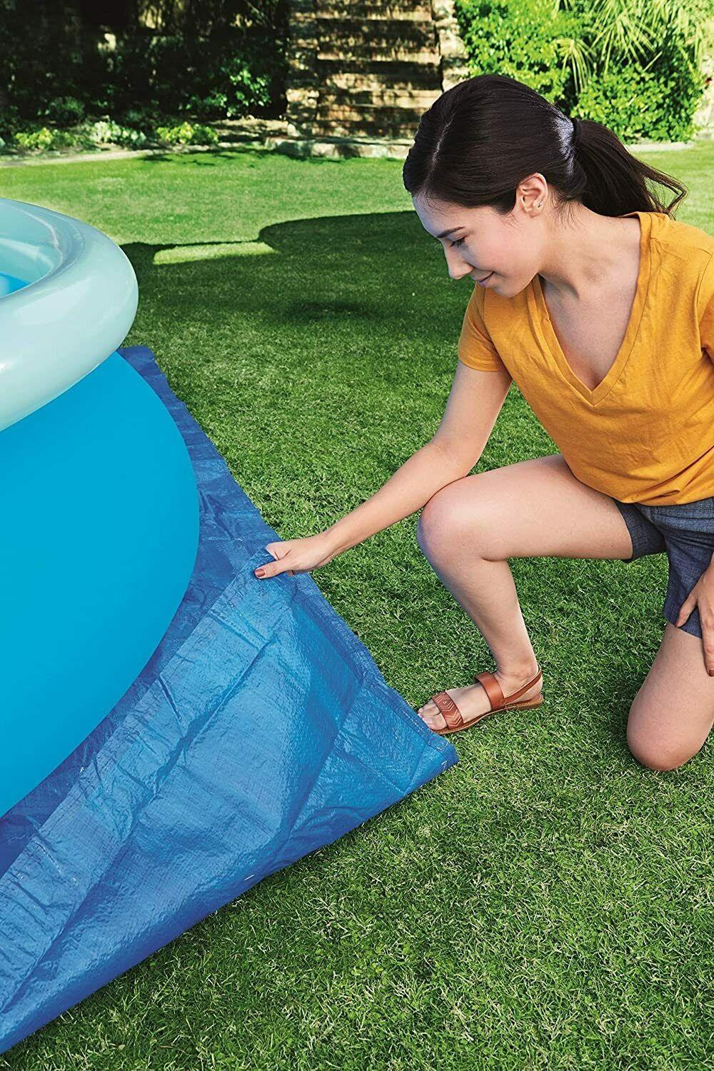 Outdoor Tarpaulin MAT Waterproof Sheets Cover Swimming Pool Up to 15FT 5x5m