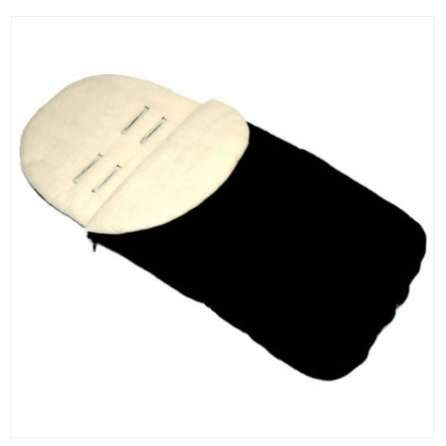 Universal Footmuff Black/ Beige