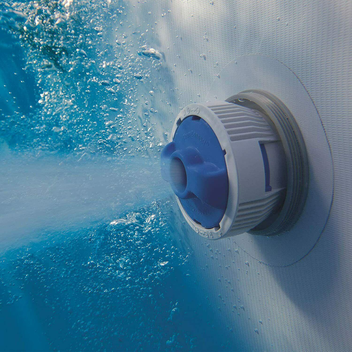 Bestway Swimming Pool Rectangular 404X201X100cm With Sand Filter Pump 13'3Ft