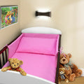 Baby Bedding Bumper 190 cm Half Cot Bed Pink