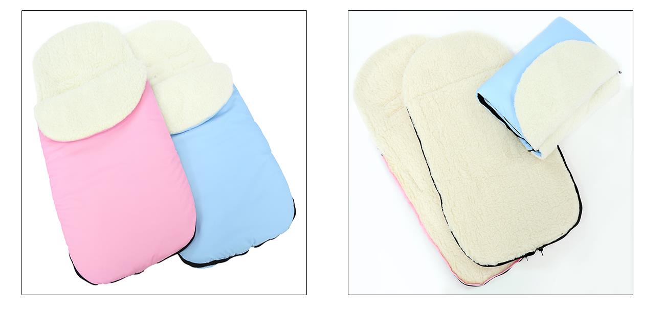 Universal Footmuff Wool/ Red