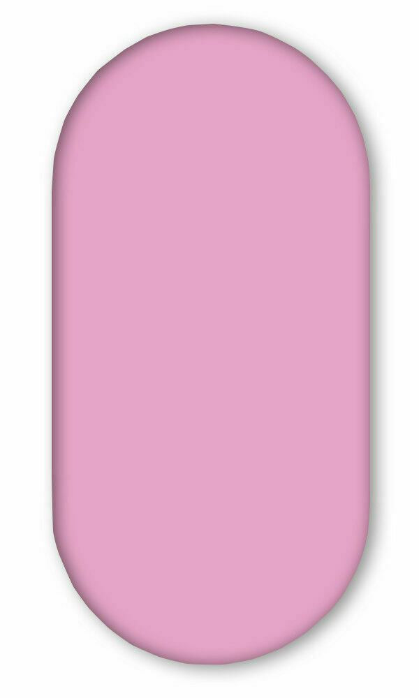 Cotton Fitted Baby Sheet Fit Moses Basket Pram 80X38cm Pink