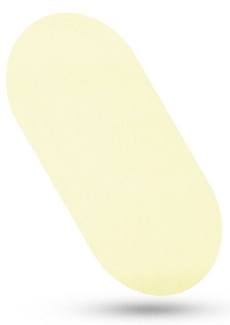 Super Soft Fitted Sheet Jersey Stretchy Cotton Fit Moses Basket 75X30 Yellow