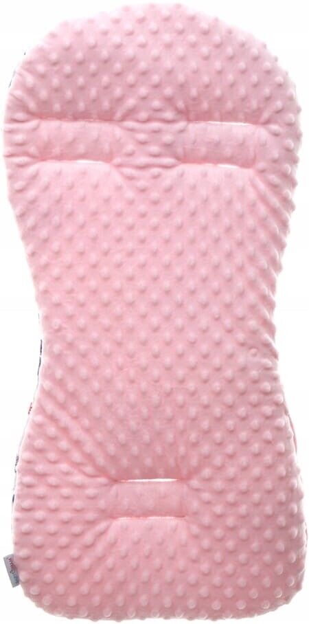 Baby Liner Stroller Buggy Pad Universal Dimple Insert 71x35cm Pink/On the Meadow