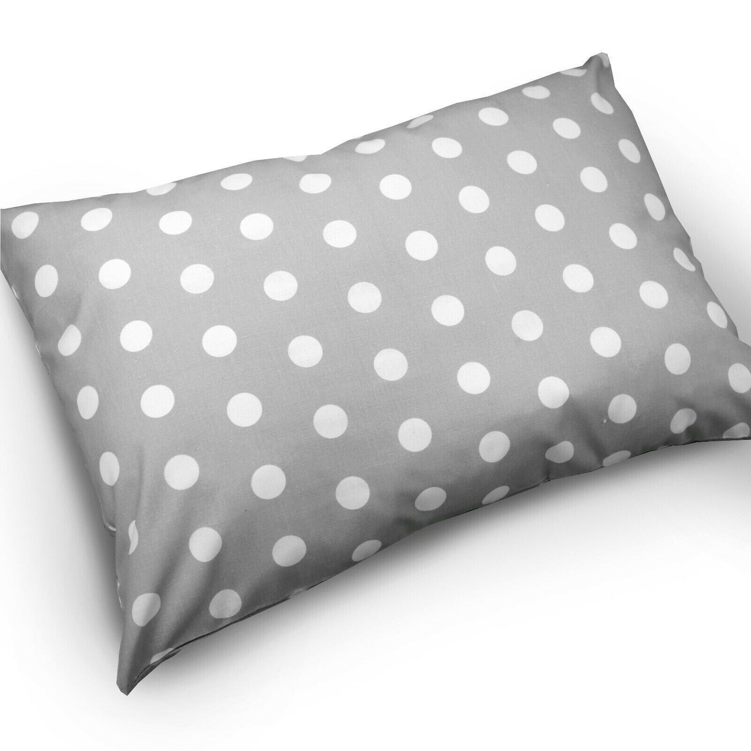 Pillow case ANTI-ALLERGENIC with zipper closure 60x40cm Cotton Dots Grey