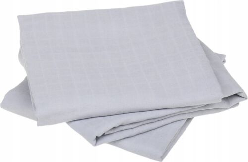 Baby Muslin Cloth Nappies Diaper Cotton 12-PACK 70x70cm Plain Grey