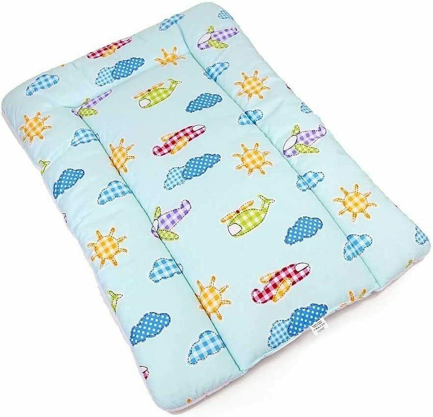 Baby 100% cotton changing mat child toddler Planes turquoise