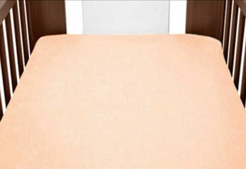 Terry Towelling Fitted Sheet 140X70 Nursery Baby Fit Cot Bed Frotte Ecru