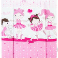 Baby 100% cotton changing mat child toddler Ballerina pink