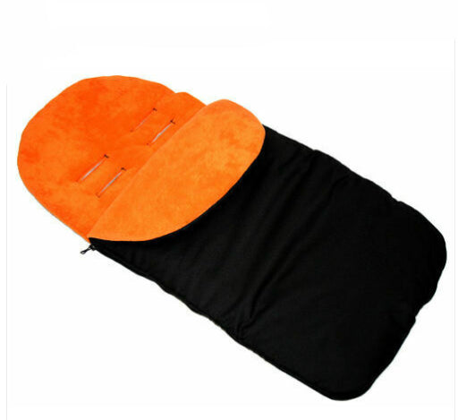 Universal Footmuff Black/ Orange